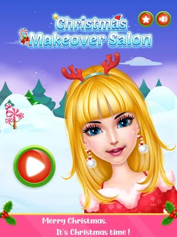 Christmas Makeup Game: iOS store screenshot 1