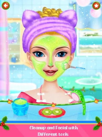 Christmas Makeup Game: iOS store screenshot 2