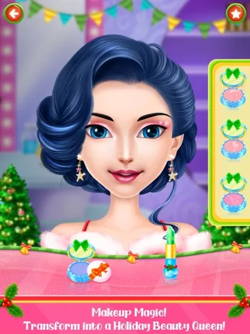 Christmas Makeup Game: iOS store screenshot 3