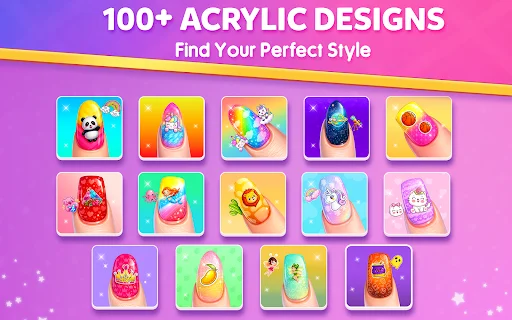Nail Salon Makeover Girl Games: Android store screenshot 2