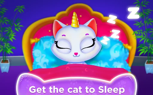 Unicorn Cat Princess Baby Game: Android store screenshot 3