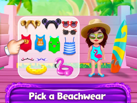 Sweet Baby Girl Summer Game: iOS store screenshot 2